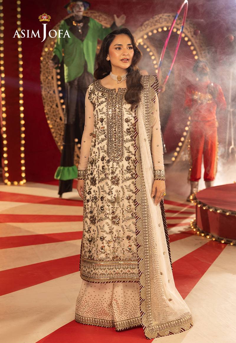 Asim Jofa | Festive Opulence | AJFO-11 by Maria Faisal - Registered Vendor of : Asim Jofa - type : Ladies Clothes - 100% original wedding dresses