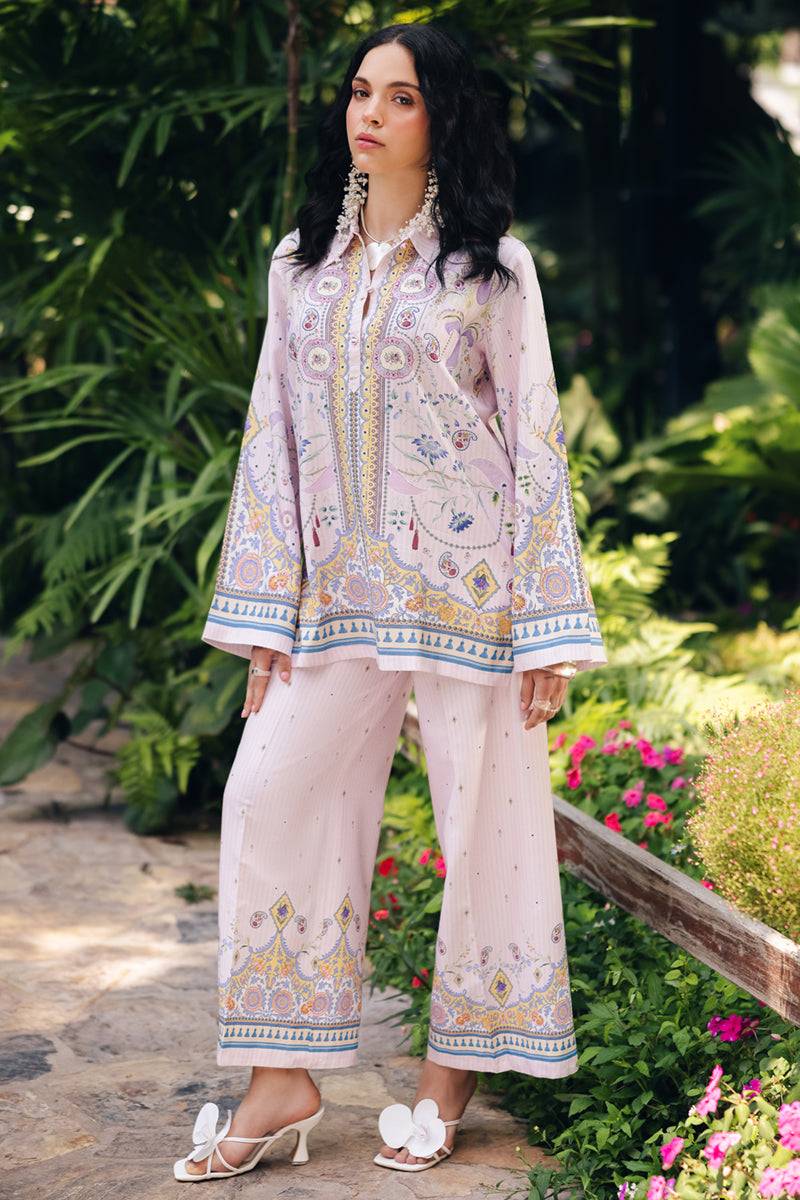 Qalamkar | Printed Co Ords 25 | OP-08 Ruhi by Maria Faisal - Registered Vendor of : Qalamkar - type : Ladies Clothes - 100% original wedding dresses