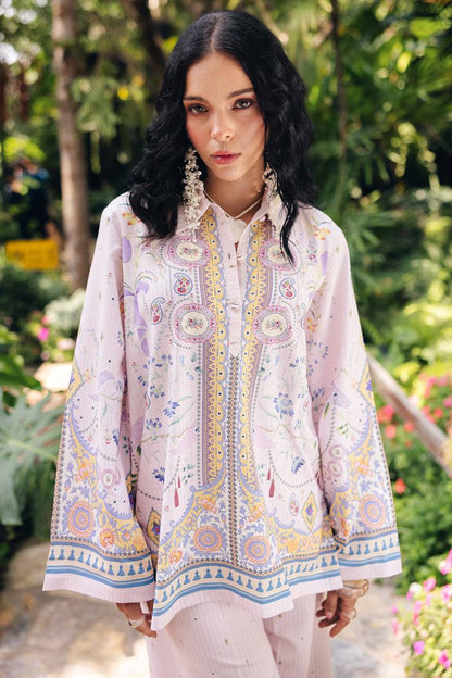 Qalamkar | Printed Co Ords 25 | OP-08 Ruhi by Maria Faisal - Registered Vendor of : Qalamkar - type : Ladies Clothes - 100% original wedding dresses