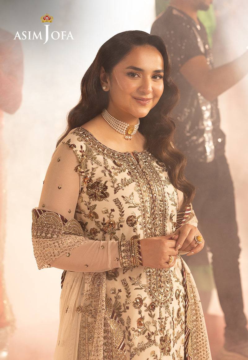 Asim Jofa | Festive Opulence | AJFO-11 by Maria Faisal - Registered Vendor of : Asim Jofa - type : Ladies Clothes - 100% original wedding dresses