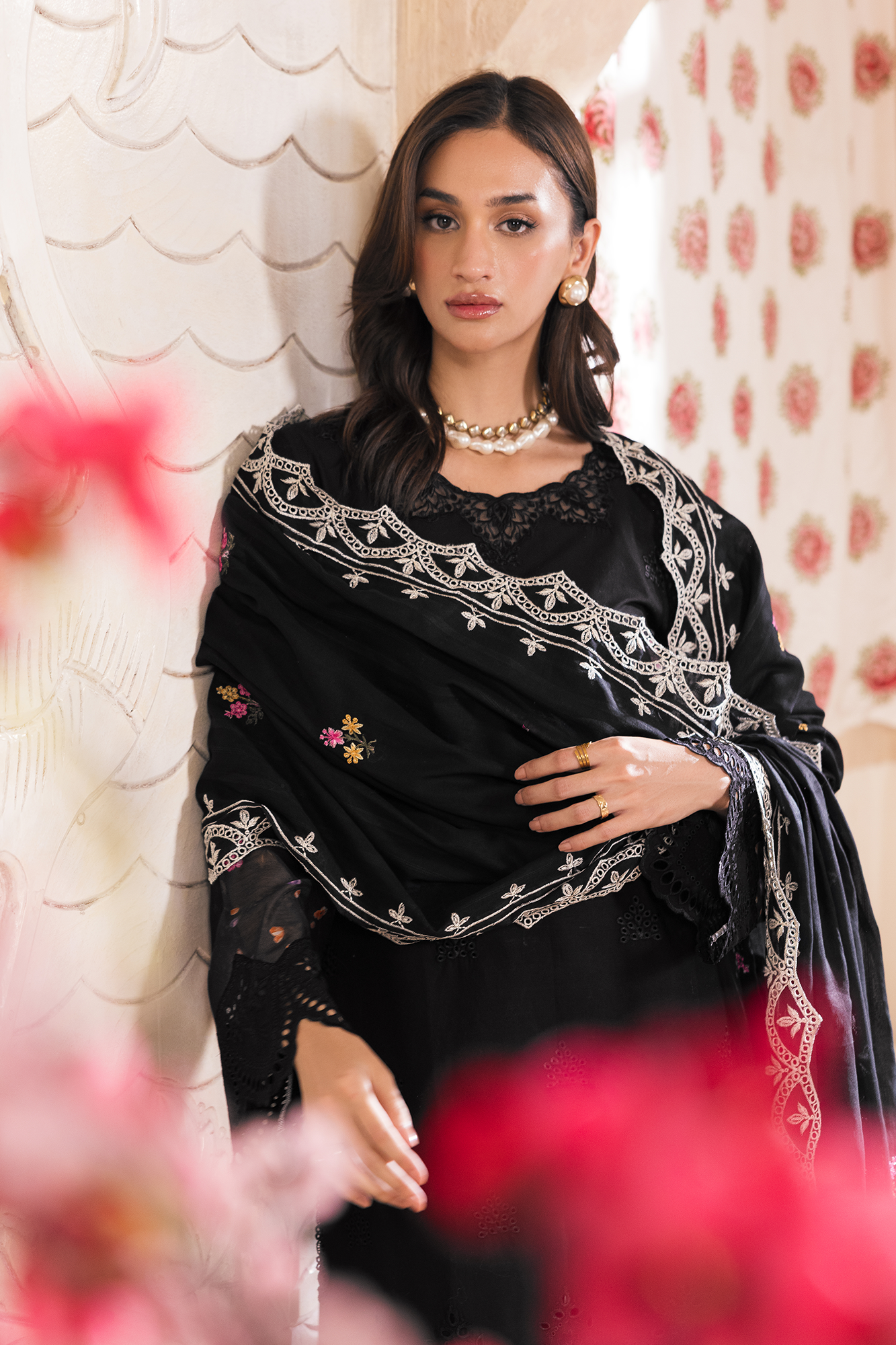 Rajbari | Nissa Chikankari Exclusive | Exclusive 11 - Luxury Dress - available at Maria Faisal in UK and USA.