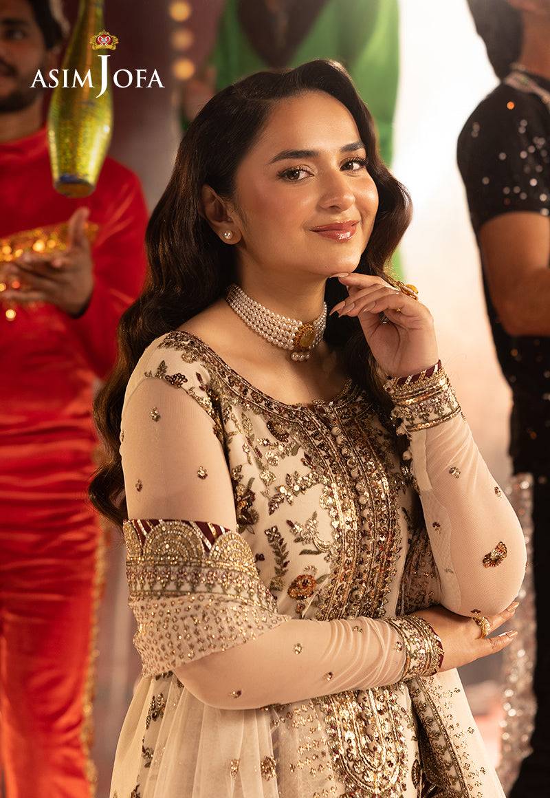 Asim Jofa | Festive Opulence | AJFO-11 by Maria Faisal - Registered Vendor of : Asim Jofa - type : Ladies Clothes - 100% original wedding dresses