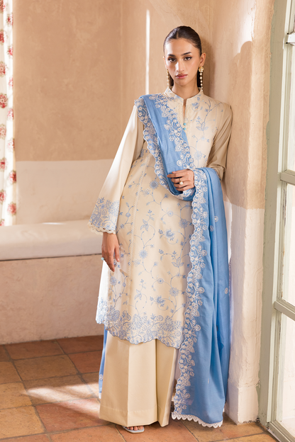 Rajbari | Nissa Chikankari Exclusive | Exclusive 02 - Luxury Dress - available at Maria Faisal in UK and USA.
