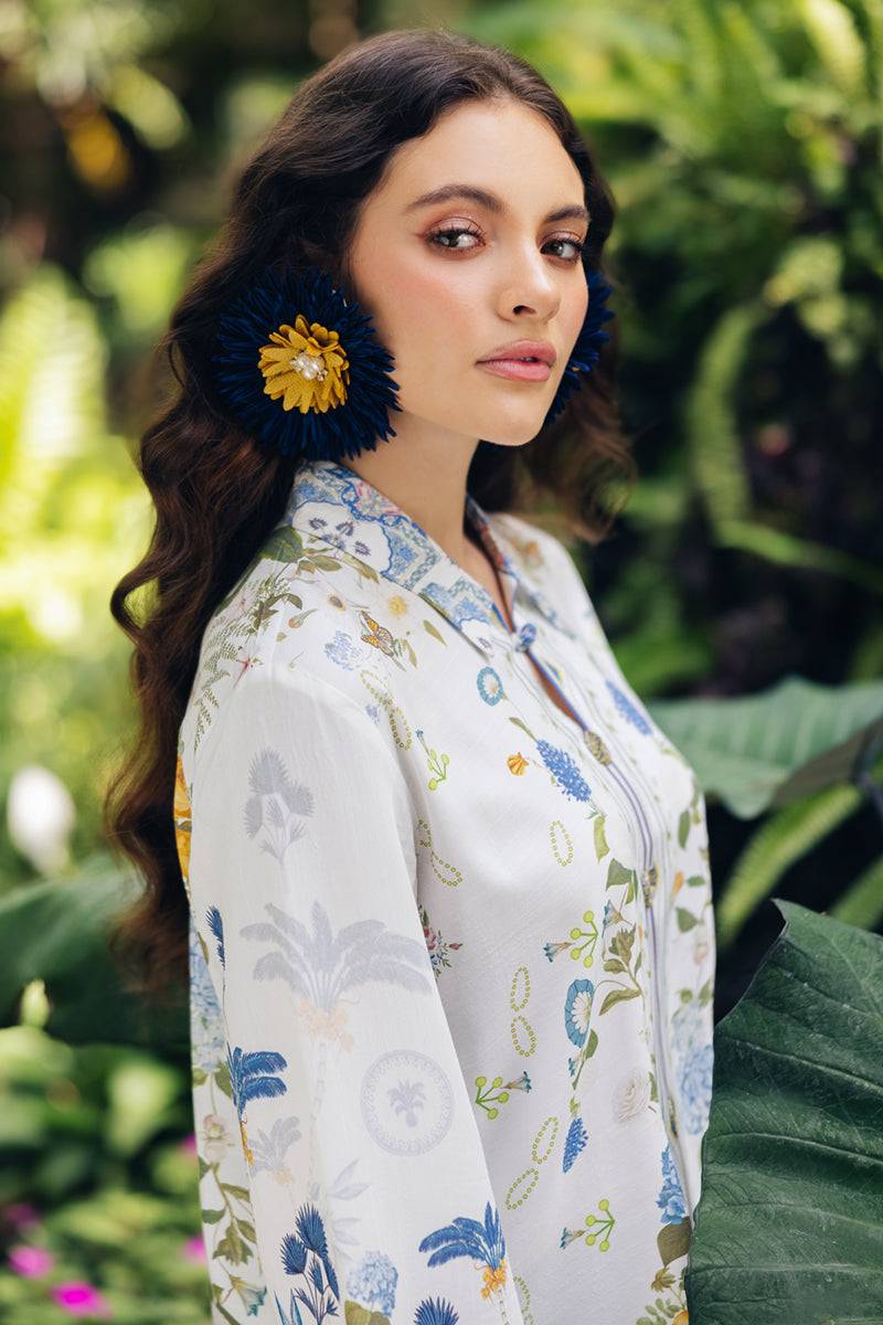 Qalamkar | Printed Co Ords 25 | OP-06 Ilsa by Maria Faisal - Registered Vendor of : Qalamkar - type : Ladies Clothes - 100% original wedding dresses