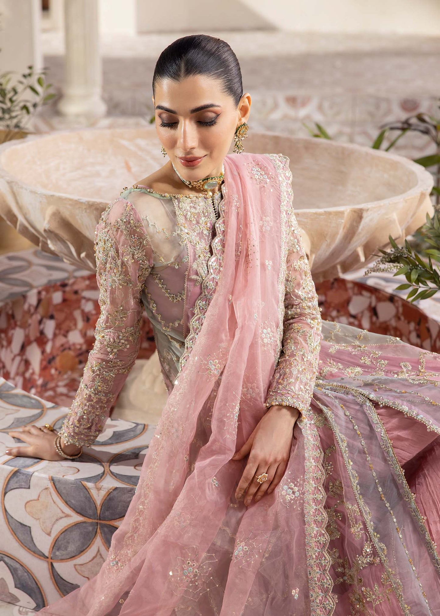 Kanwal Malik | Mirha Eid Luxury Pret 25 | Sanya by Maria Faisal - Registered Vendor of : Kanwal Malik - type : Ladies Clothes - 100% original wedding dresses