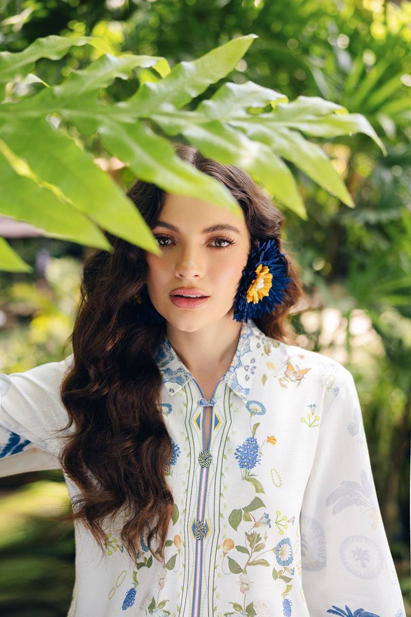 Qalamkar | Printed Co Ords 25 | OP-06 Ilsa by Maria Faisal - Registered Vendor of : Qalamkar - type : Ladies Clothes - 100% original wedding dresses