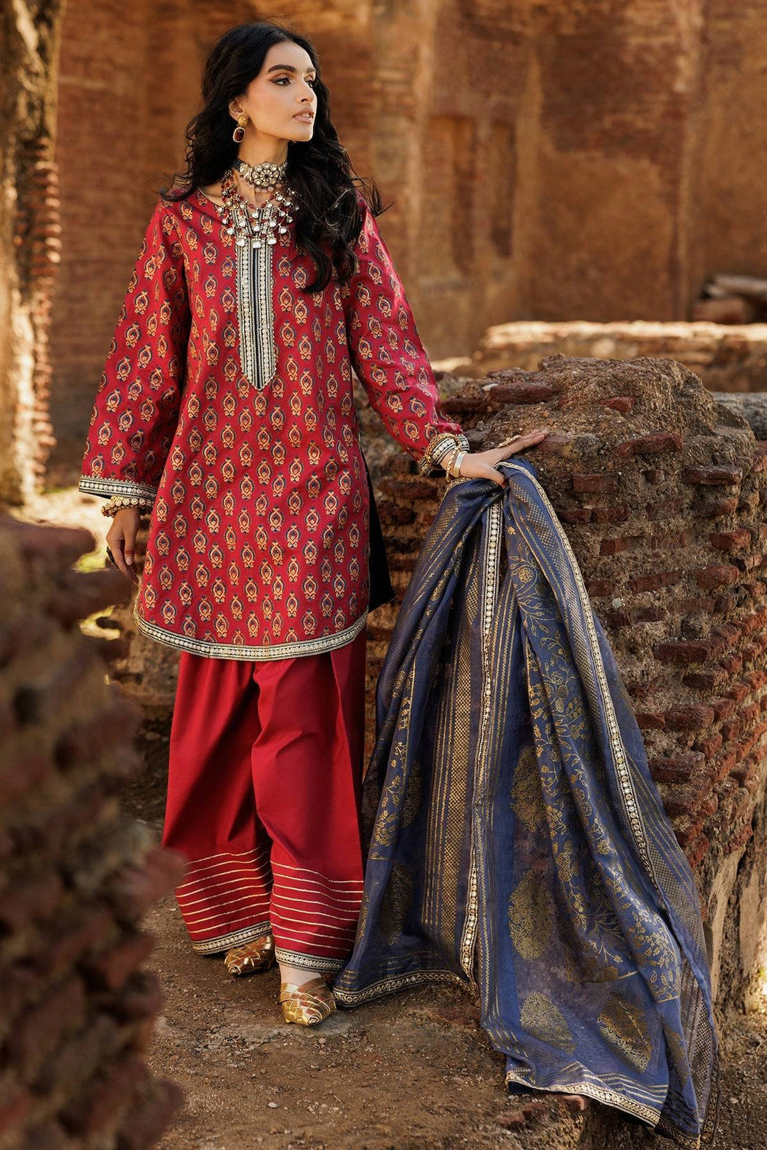 Charizma | Festive Pret | CMA-5-34 by Maria Faisal - Registered Vendor of : Charizma - type : Ladies Clothes - 100% original wedding dresses