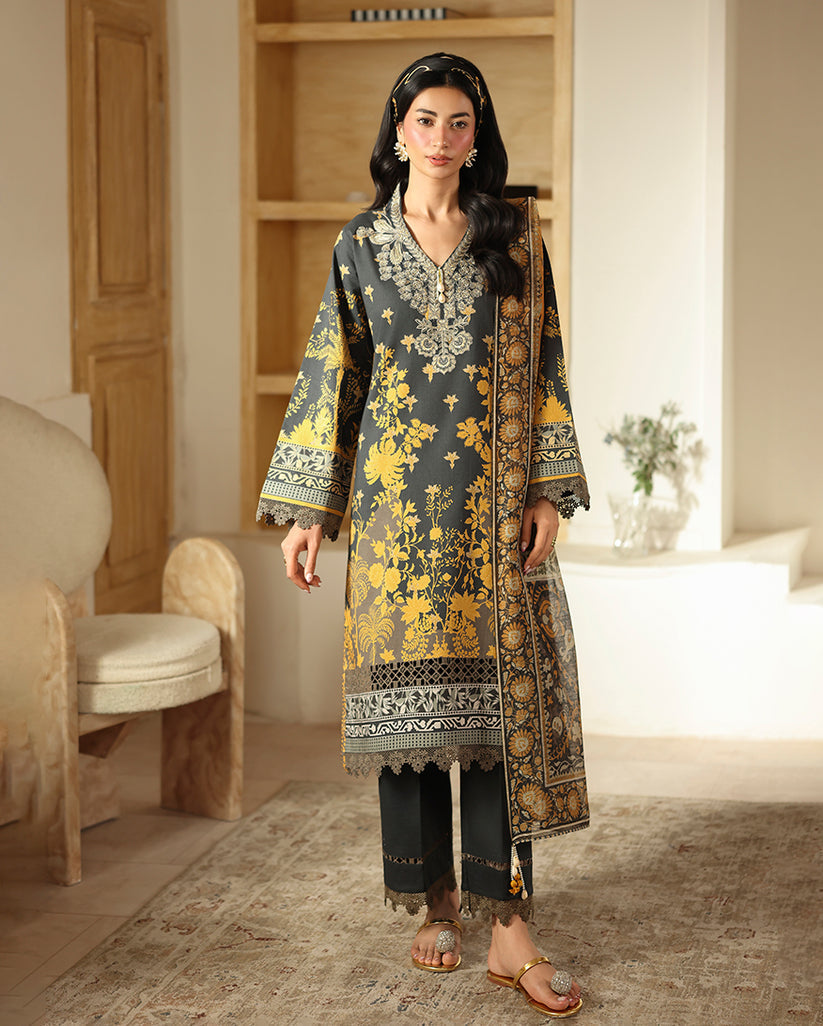 Roheenaz | Pareesa Cambric | Zimal - Ladies Clothes - Maria Faisal