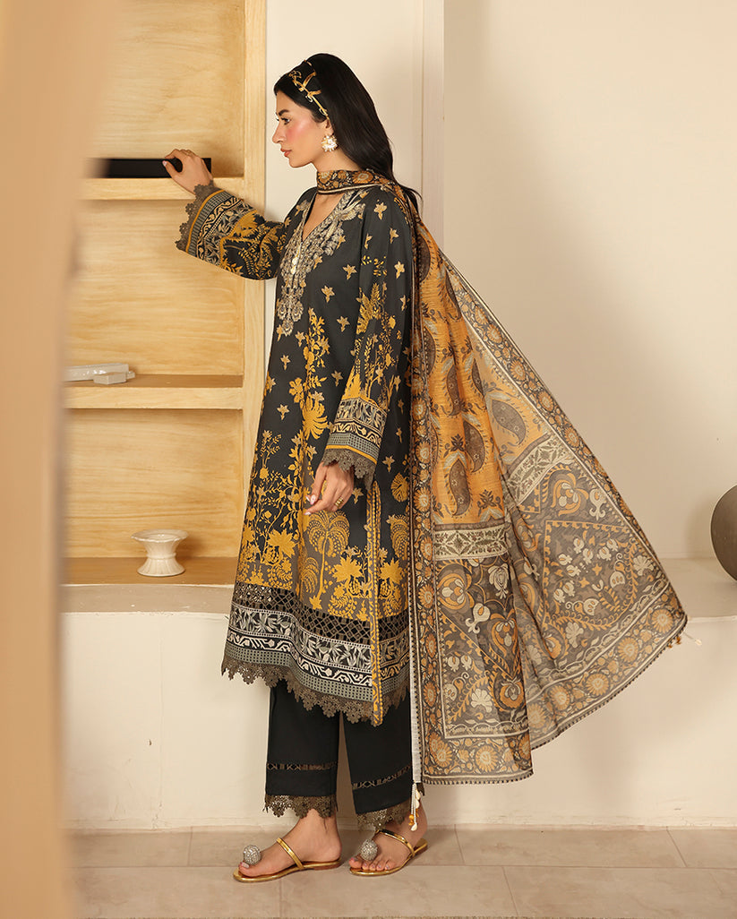 Roheenaz | Pareesa Cambric | Zimal - Ladies Clothes - Maria Faisal