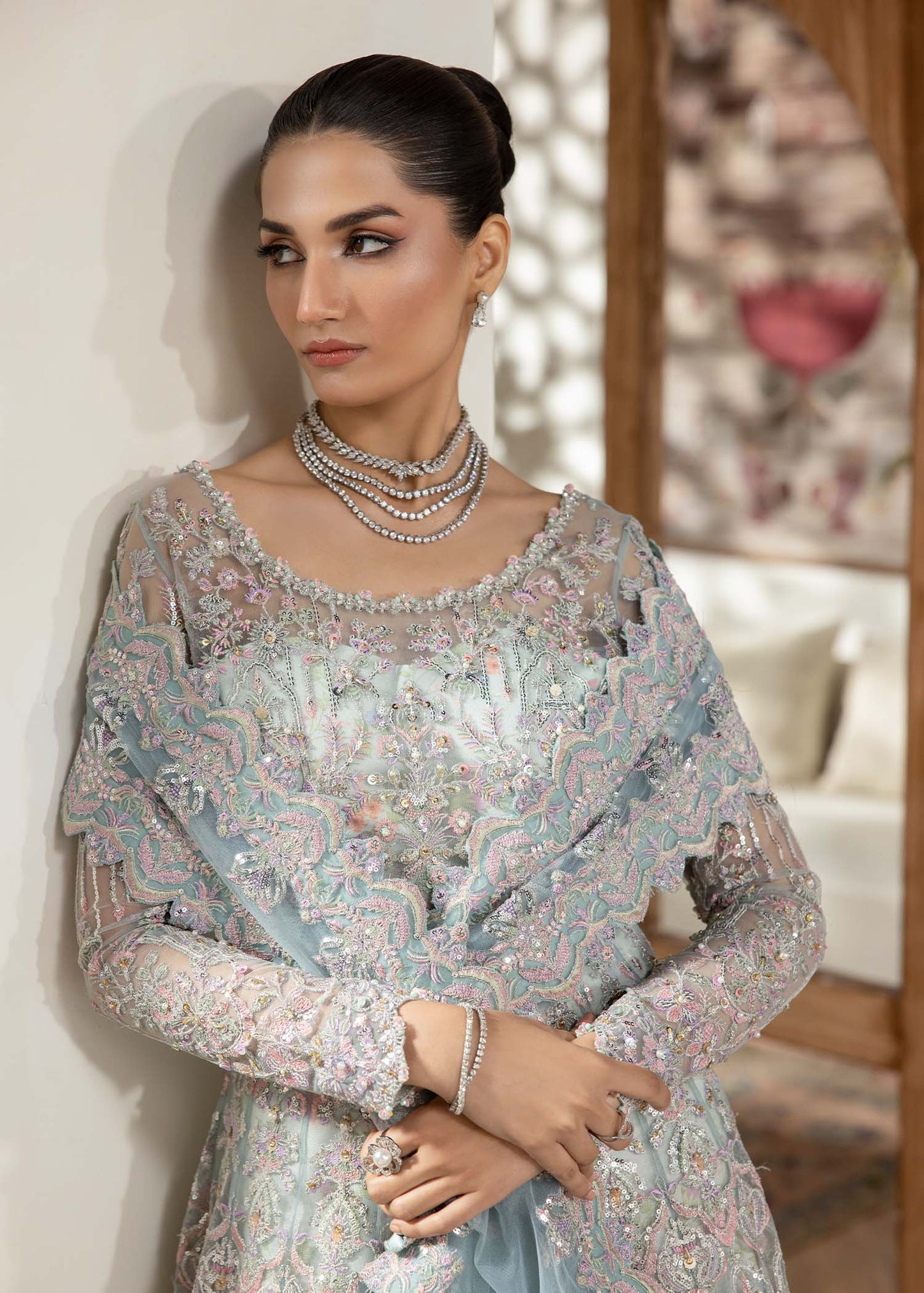 Kanwal Malik | Mirha Eid Luxury Pret 25 | Lily by Maria Faisal - Registered Vendor of : Kanwal Malik - type : Ladies Clothes - 100% original wedding dresses