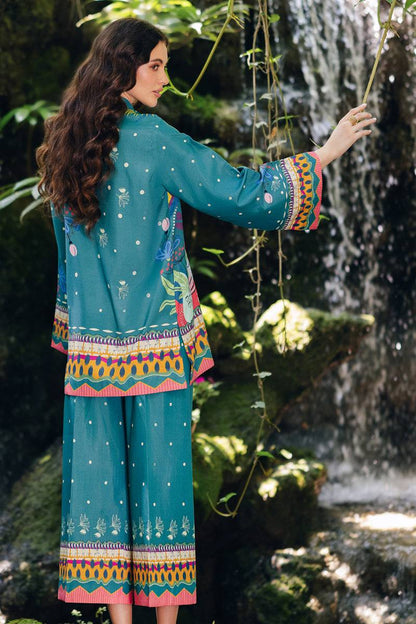 Qalamkar | Printed Co Ords 25 | OP-10 Liva by Maria Faisal - Registered Vendor of : Qalamkar - type : Ladies Clothes - 100% original wedding dresses