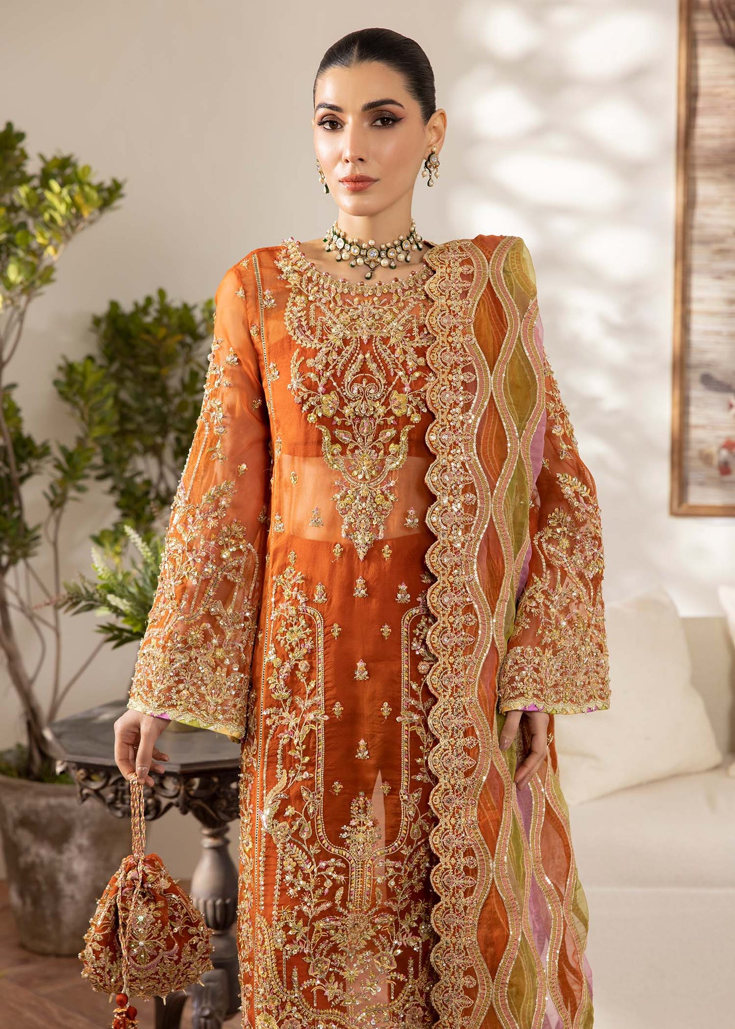 Kanwal Malik | Mirha Eid Luxury Pret 25 | Roshail by Maria Faisal - Registered Vendor of : Kanwal Malik - type : Ladies Clothes - 100% original wedding dresses