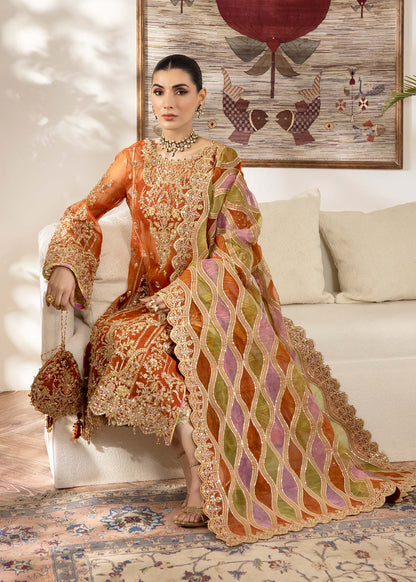 Kanwal Malik | Mirha Eid Luxury Pret 25 | Roshail by Maria Faisal - Registered Vendor of : Kanwal Malik - type : Ladies Clothes - 100% original wedding dresses