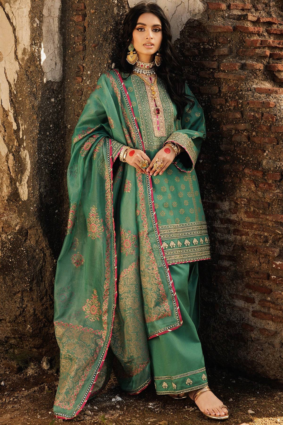 Charizma | Festive Pret | CMA-5-027 by Maria Faisal - Registered Vendor of : Charizma - type : Ladies Clothes - 100% original wedding dresses