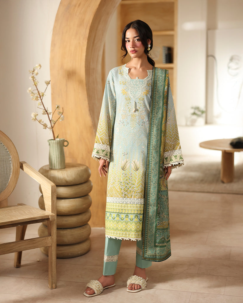 Roheenaz | Pareesa Cambric | Zirwa - Ladies Clothes - Maria Faisal