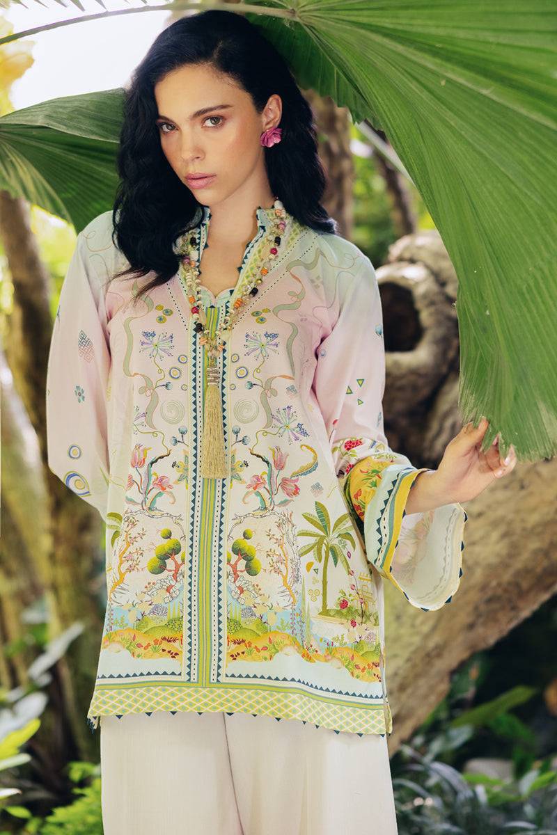 Qalamkar | Printed Co Ords 25 | OP-09 Sigr by Maria Faisal - Registered Vendor of : Qalamkar - type : Ladies Clothes - 100% original wedding dresses