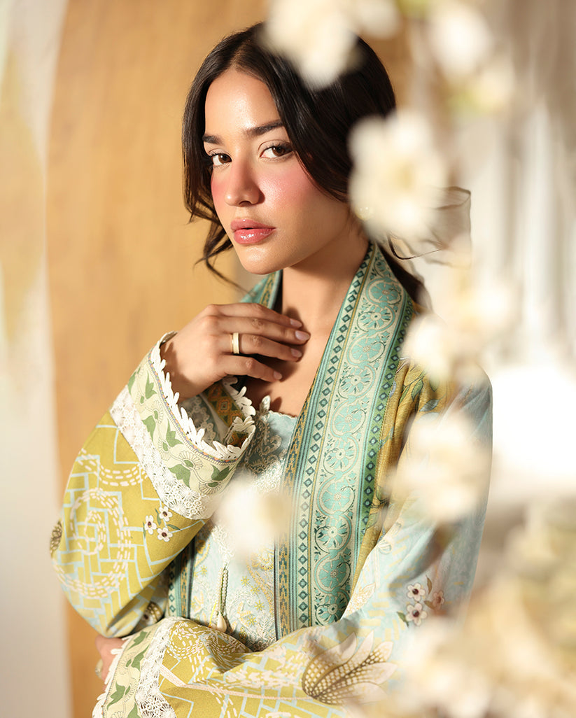 Roheenaz | Pareesa Cambric | Zirwa - Ladies Clothes - Maria Faisal