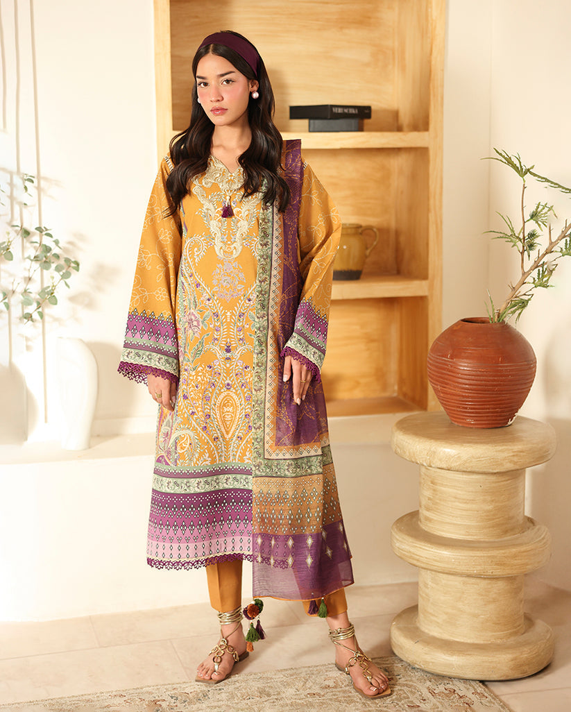 Roheenaz | Pareesa Cambric | Amaaya - Ladies Clothes - Maria Faisal