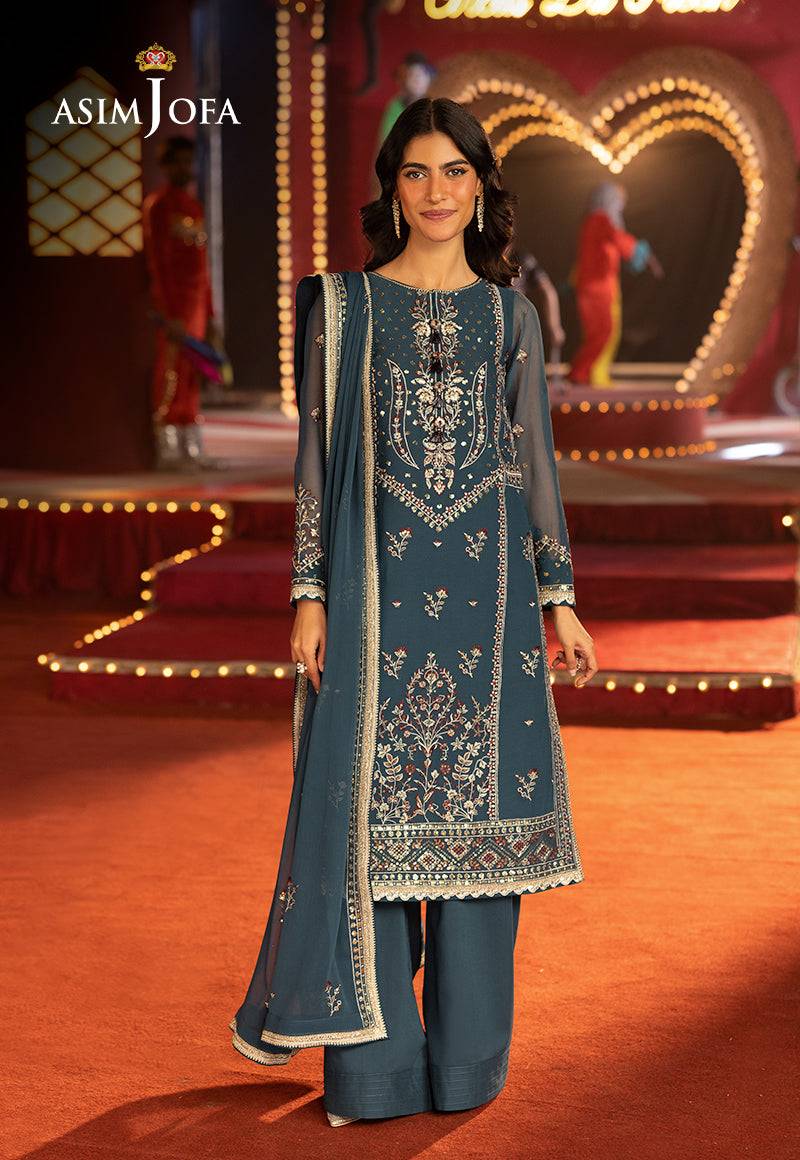 Asim Jofa | Luxury Festive Rejoice | AJLFF-15 by Maria Faisal - Registered Vendor of : Asim Jofa - type : Ladies Clothes - 100% original wedding dresses