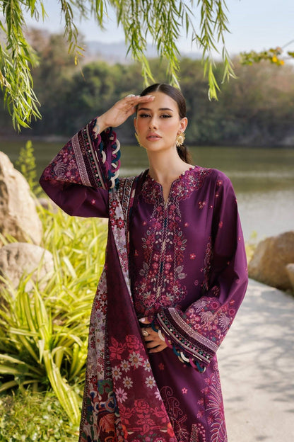 Xenia Formals | Luxury Lawn 25 | VIOLET by Maria Faisal - Registered Vendor of : Xenia Formals - type : Ladies Clothes - 100% original wedding dresses