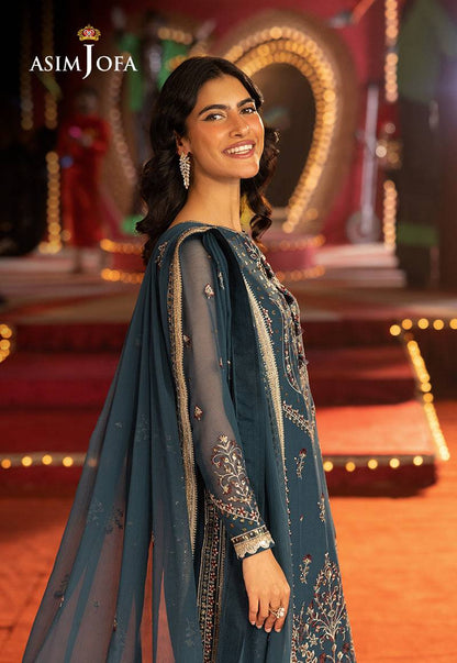 Asim Jofa | Luxury Festive Rejoice | AJLFF-15 by Maria Faisal - Registered Vendor of : Asim Jofa - type : Ladies Clothes - 100% original wedding dresses