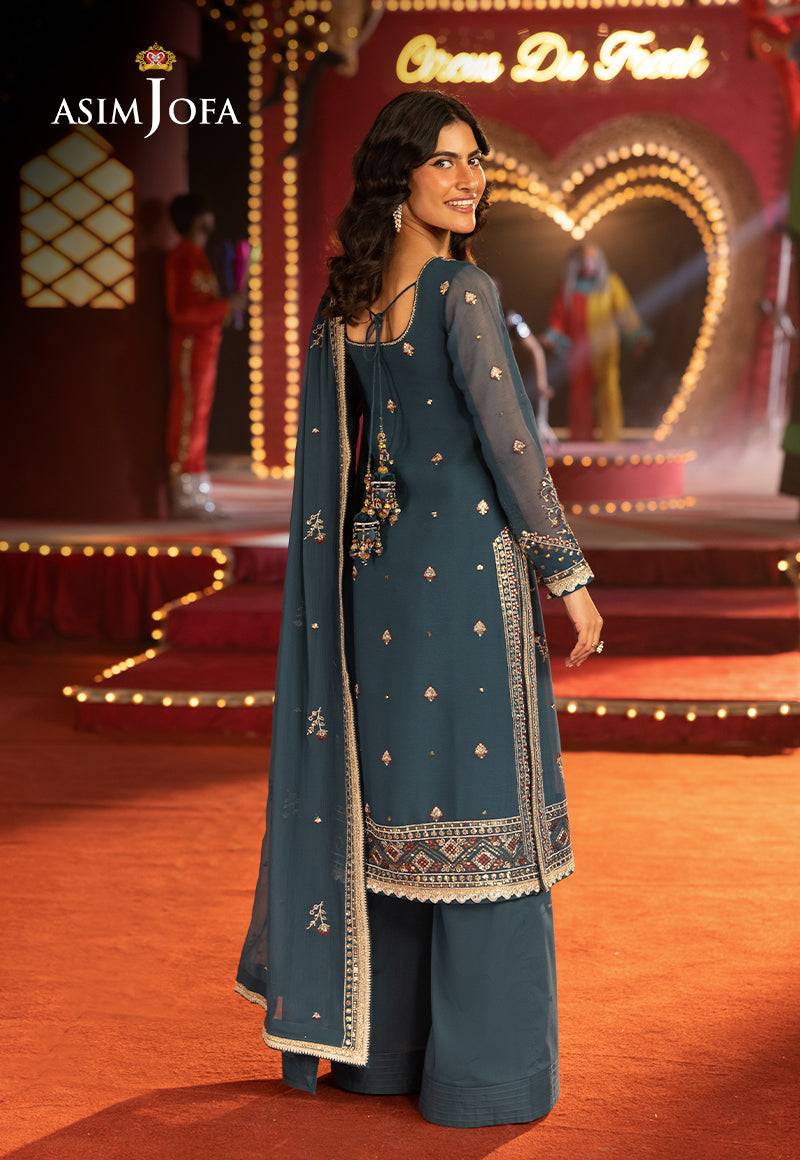 Asim Jofa | Luxury Festive Rejoice | AJLFF-15 by Maria Faisal - Registered Vendor of : Asim Jofa - type : Ladies Clothes - 100% original wedding dresses