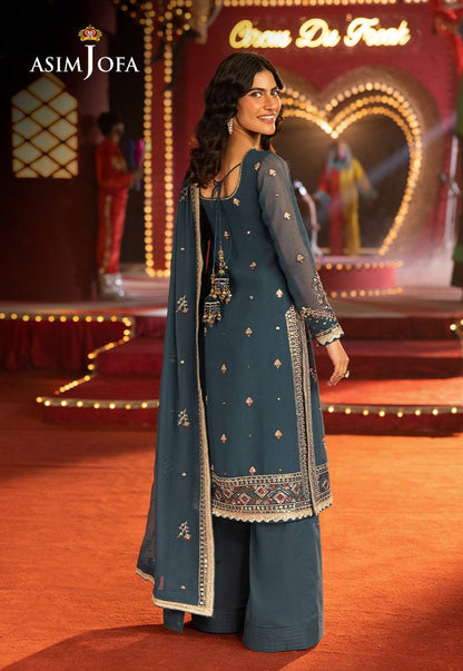 Asim Jofa | Luxury Festive Rejoice | AJLFF-15 by Maria Faisal - Registered Vendor of : Asim Jofa - type : Ladies Clothes - 100% original wedding dresses