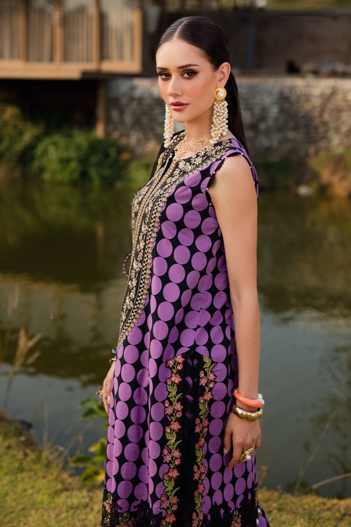 Charizma | Qara Festive Edit 25 | CQ5-03 by Maria Faisal - Registered Vendor of : Charizma - type : Ladies Clothes - 100% original wedding dresses