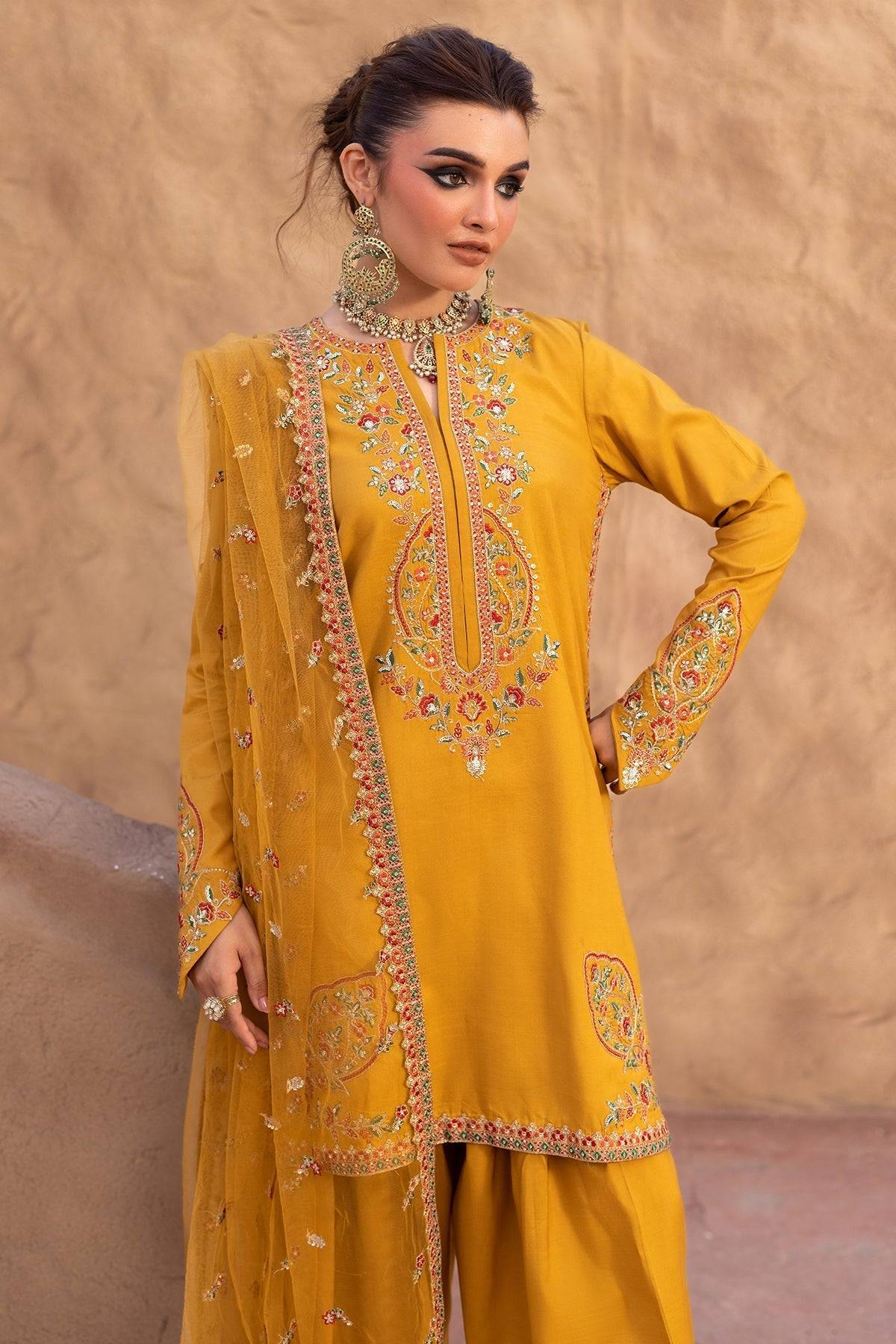Charizma | Festive Pret | CMA-5-34A by Maria Faisal - Registered Vendor of : Charizma - type : Ladies Clothes - 100% original wedding dresses
