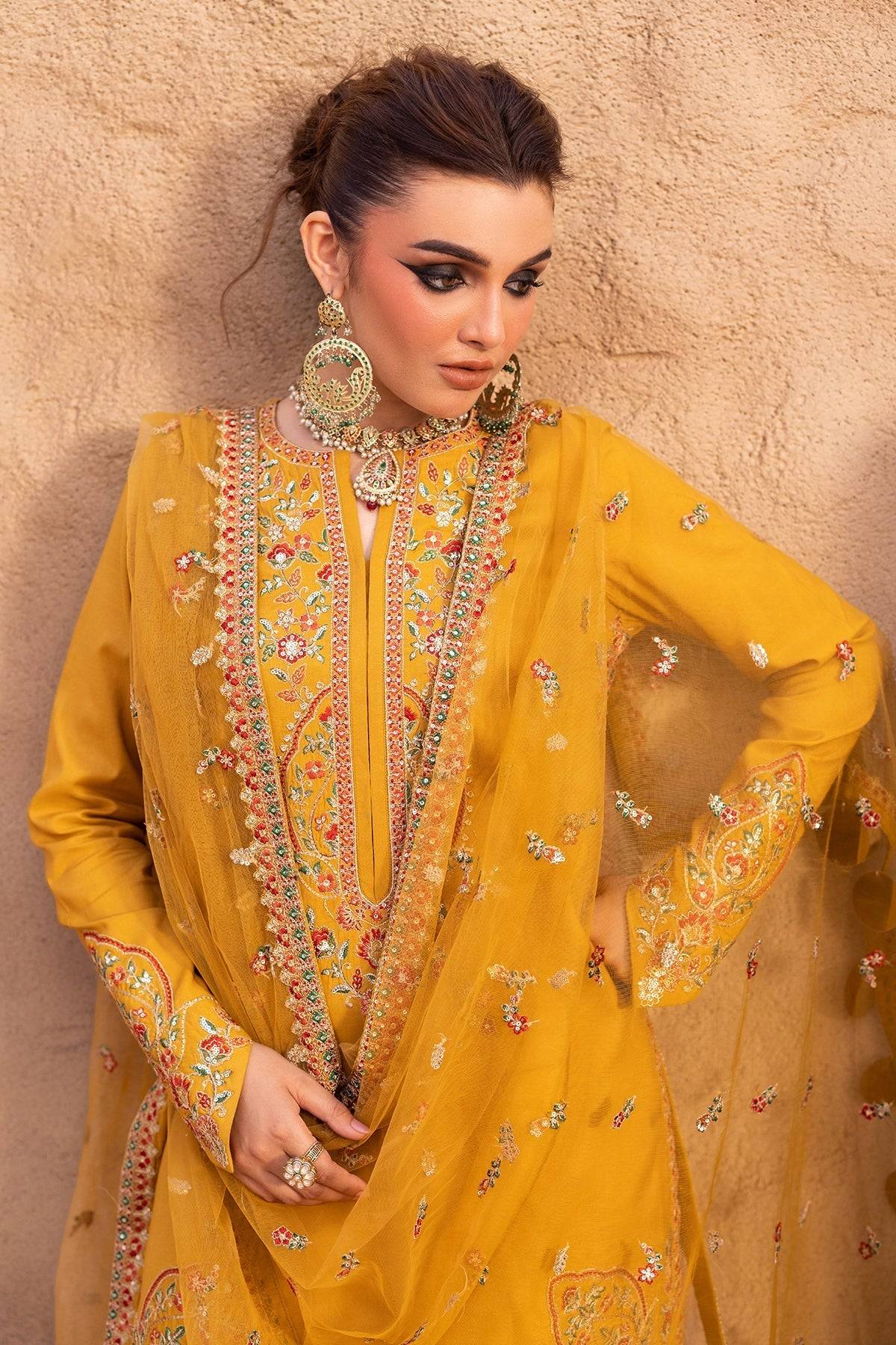 Charizma | Festive Pret | CMA-5-34A by Maria Faisal - Registered Vendor of : Charizma - type : Ladies Clothes - 100% original wedding dresses