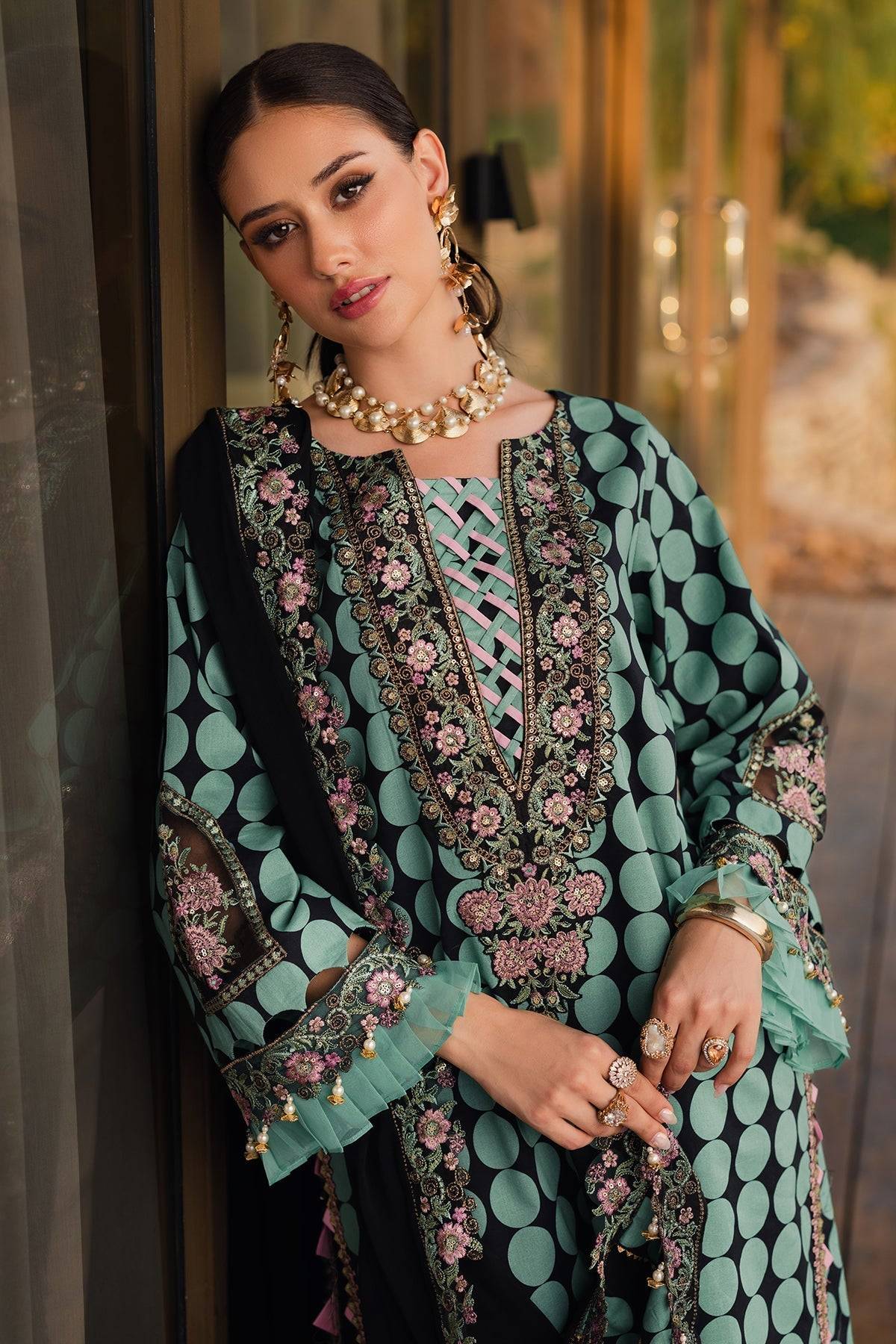 Charizma | Qara Festive Edit 25 | CQ5-04 by Maria Faisal - Registered Vendor of : Charizma - type : Ladies Clothes - 100% original wedding dresses