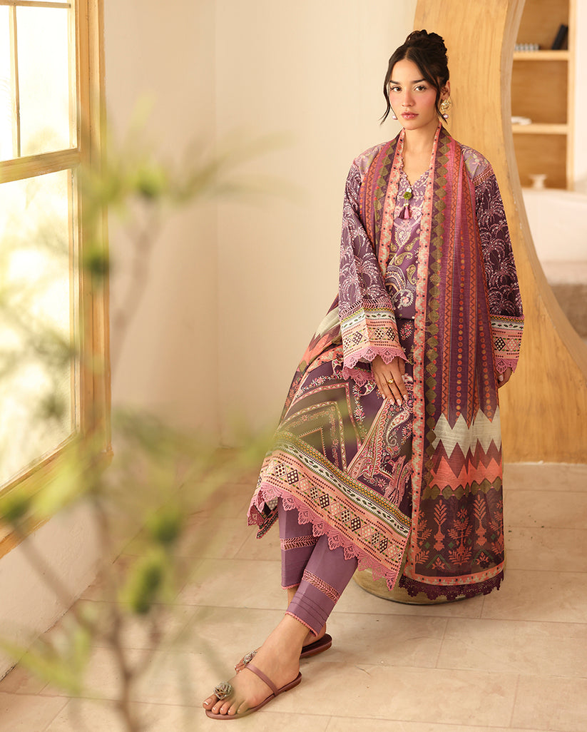 Roheenaz | Pareesa Cambric | Mahveena - Ladies Clothes - Maria Faisal