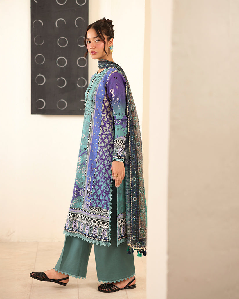 Roheenaz | Pareesa Cambric | Fabeha - Ladies Clothes - Maria Faisal