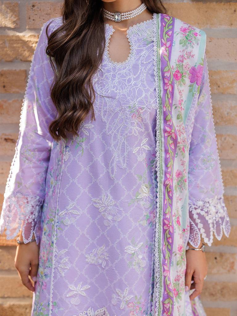 Rajbari | Floral Symphony Lawn 25 | RB-11 by Maria Faisal - Registered Vendor of : Rajbari - type : Ladies Clothes - 100% original wedding dresses