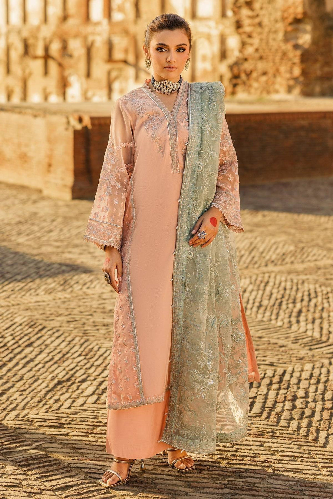 Charizma | Festive Pret | CMA-5-037 by Maria Faisal - Registered Vendor of : Charizma - type : Ladies Clothes - 100% original wedding dresses