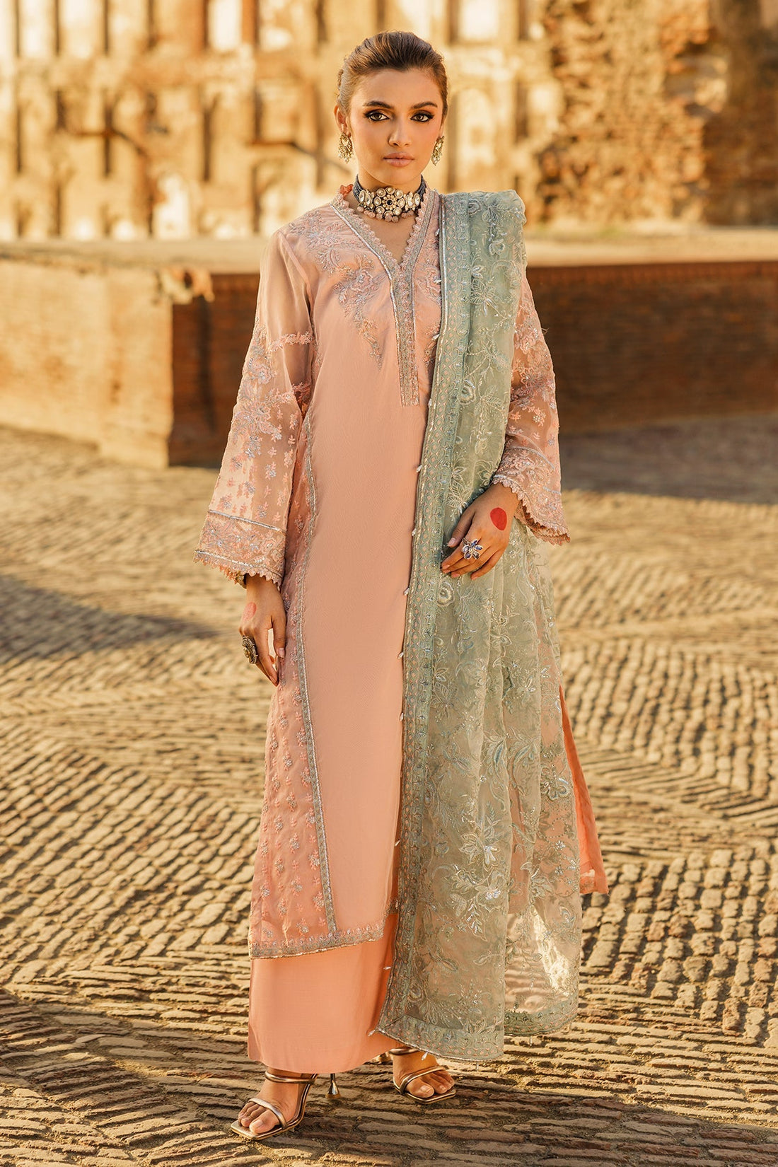 Charizma | Festive Pret | CMA-5-037 P - Ladies Clothes - Maria Faisal