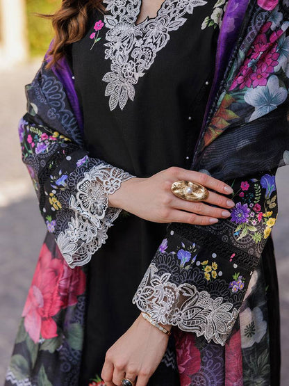 Rajbari | Floral Symphony Lawn 25 | RB-08 by Maria Faisal - Registered Vendor of : Rajbari - type : Ladies Clothes - 100% original wedding dresses