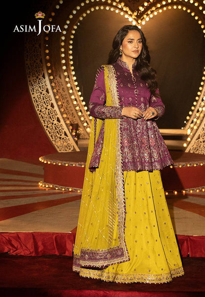 Asim Jofa | Luxury Festive Rejoice | AJLFF-17 by Maria Faisal - Registered Vendor of : Asim Jofa - type : Ladies Clothes - 100% original wedding dresses