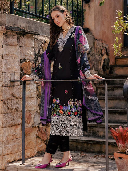 Rajbari | Floral Symphony Lawn 25 | RB-08 by Maria Faisal - Registered Vendor of : Rajbari - type : Ladies Clothes - 100% original wedding dresses