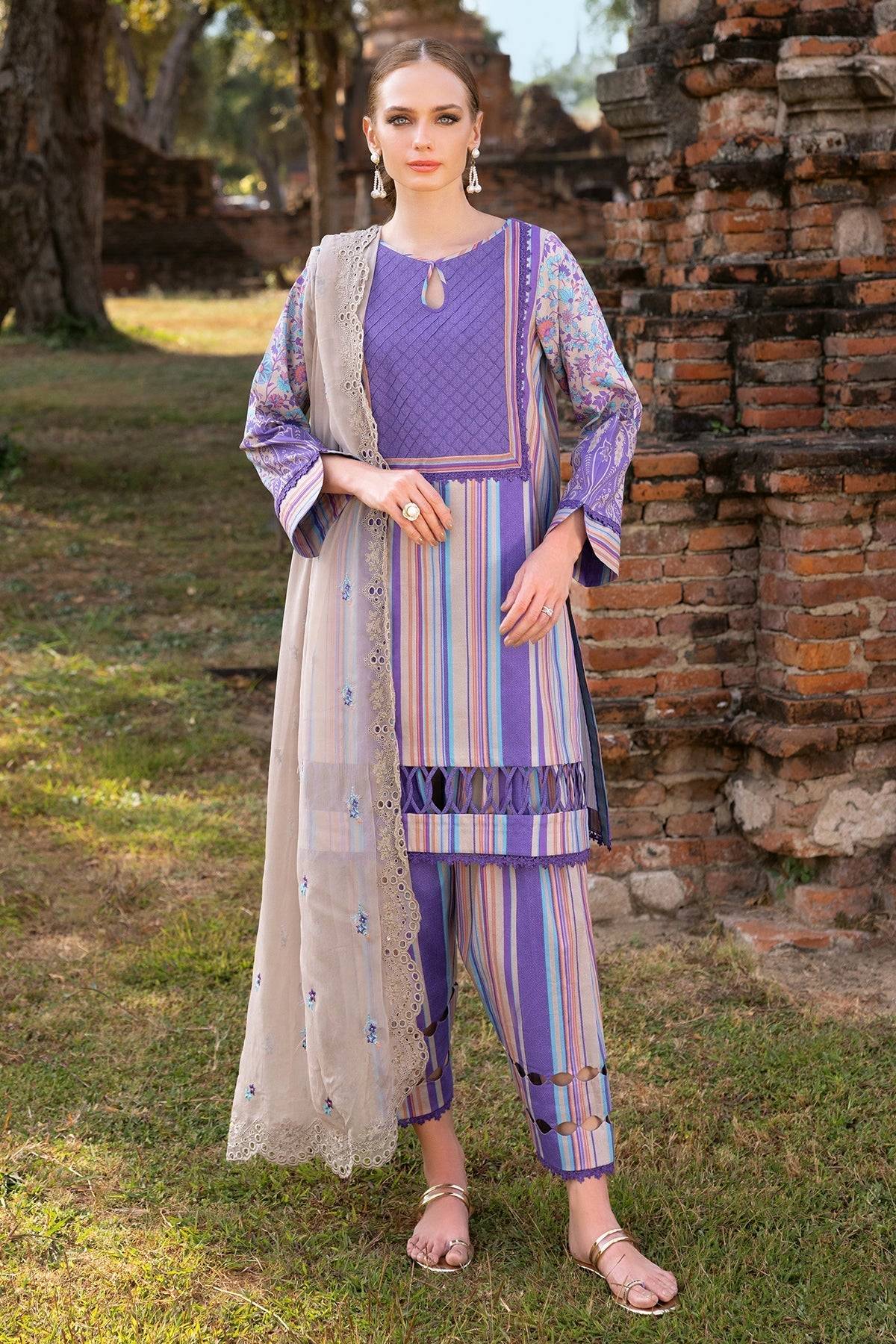 Charizma | Print Melody 25 | PM5-02 by Maria Faisal - Registered Vendor of : Charizma - type : Ladies Clothes - 100% original wedding dresses