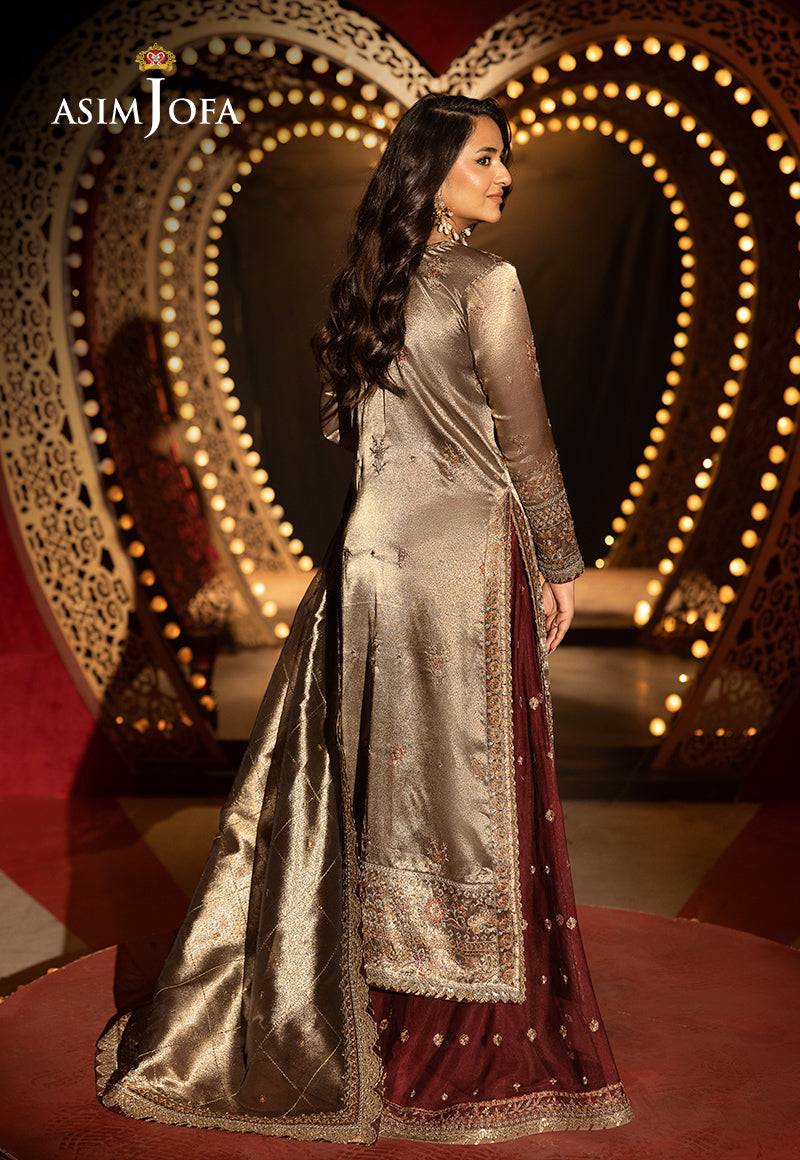 Asim Jofa | Luxury Festive Rejoice | AJLFF-09 by Maria Faisal - Registered Vendor of : Asim Jofa - type : Ladies Clothes - 100% original wedding dresses