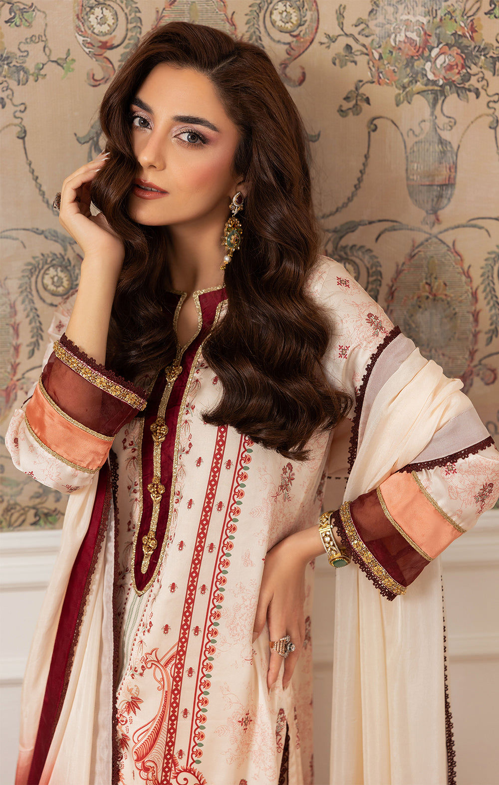 Maya | Eloura Silk Pret 25 |SAPHIRA - Ladies Clothes - Maria Faisal