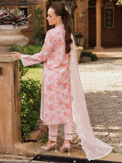 Rajbari | Floral Symphony Lawn 25 | RB-03 by Maria Faisal - Registered Vendor of : Rajbari - type : Ladies Clothes - 100% original wedding dresses