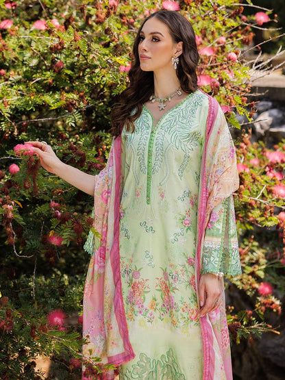 Rajbari | Floral Symphony Lawn 25 | RB-10 by Maria Faisal - Registered Vendor of : Rajbari - type : Ladies Clothes - 100% original wedding dresses
