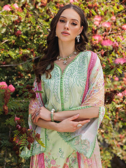 Rajbari | Floral Symphony Lawn 25 | RB-10 by Maria Faisal - Registered Vendor of : Rajbari - type : Ladies Clothes - 100% original wedding dresses