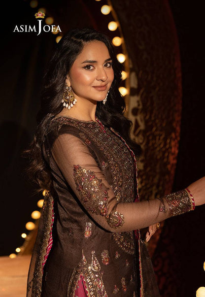 Asim Jofa | Luxury Festive Rejoice | AJLFF-11 by Maria Faisal - Registered Vendor of : Asim Jofa - type : Ladies Clothes - 100% original wedding dresses