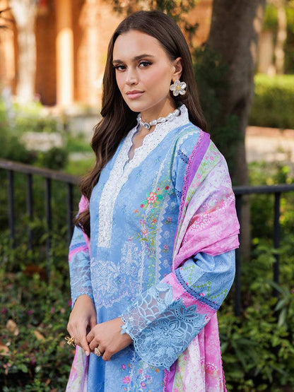 Rajbari | Floral Symphony Lawn 25 | RB-02 by Maria Faisal - Registered Vendor of : Rajbari - type : Ladies Clothes - 100% original wedding dresses