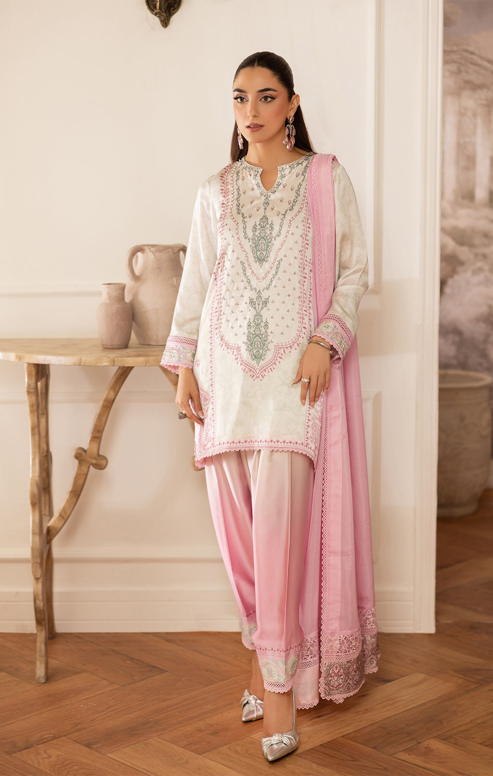 Maya | Eloura Silk Pret 25 |AURI - Ladies Clothes - Maria Faisal