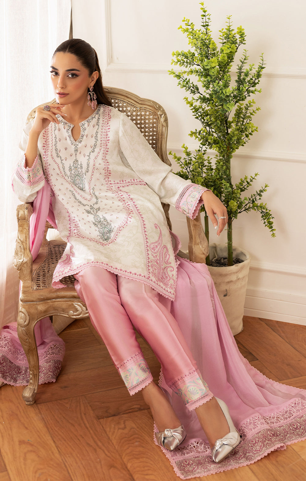 Maya | Eloura Silk Pret 25 |AURI - Ladies Clothes - Maria Faisal