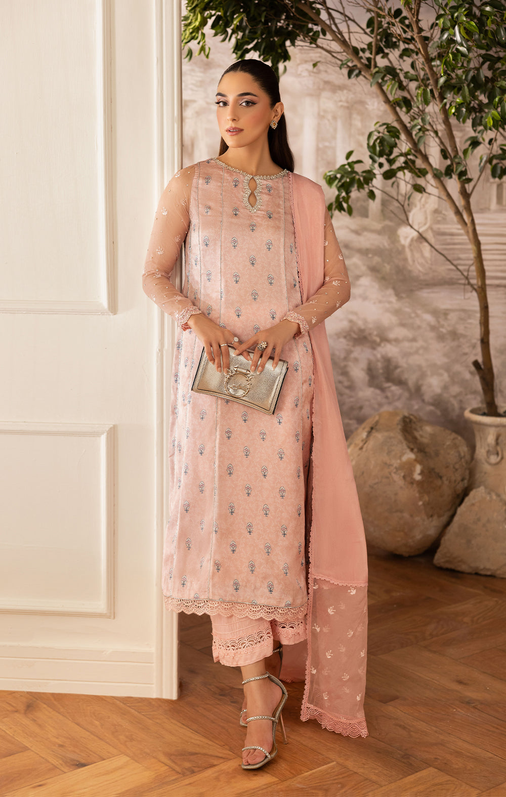 Maya | Eloura Silk Pret 25 |LUNARA - Ladies Clothes - Maria Faisal